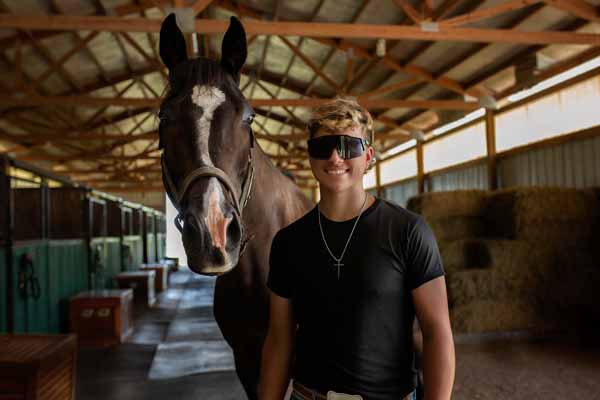 High School Senior and His Horse: Franklin TN